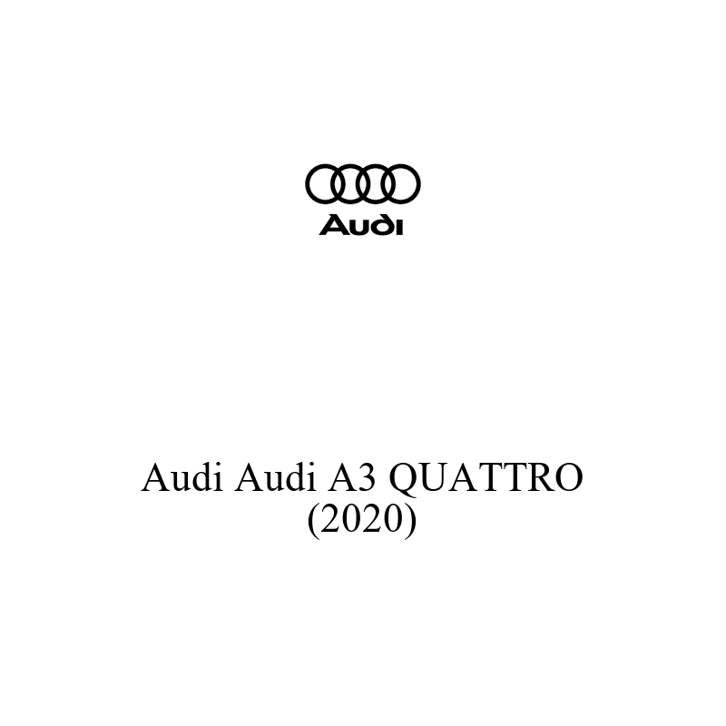 Binek Araç Aküsü | Audi A3 QUATTRO 2020 Model Uyumlu