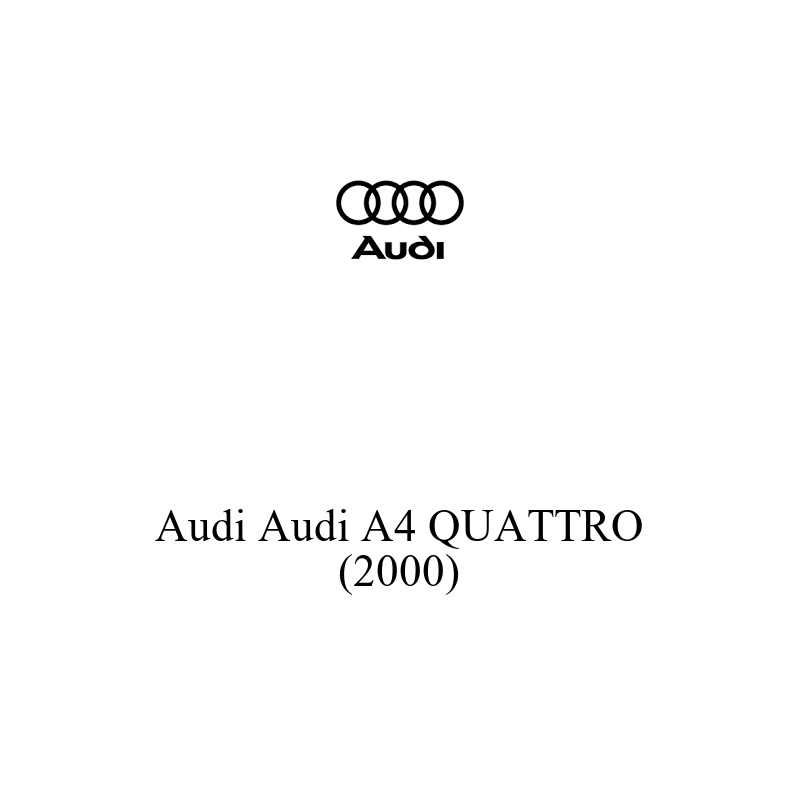 Binek Araç Aküsü | Audi A4 QUATTRO 2000 Model Uyumlu