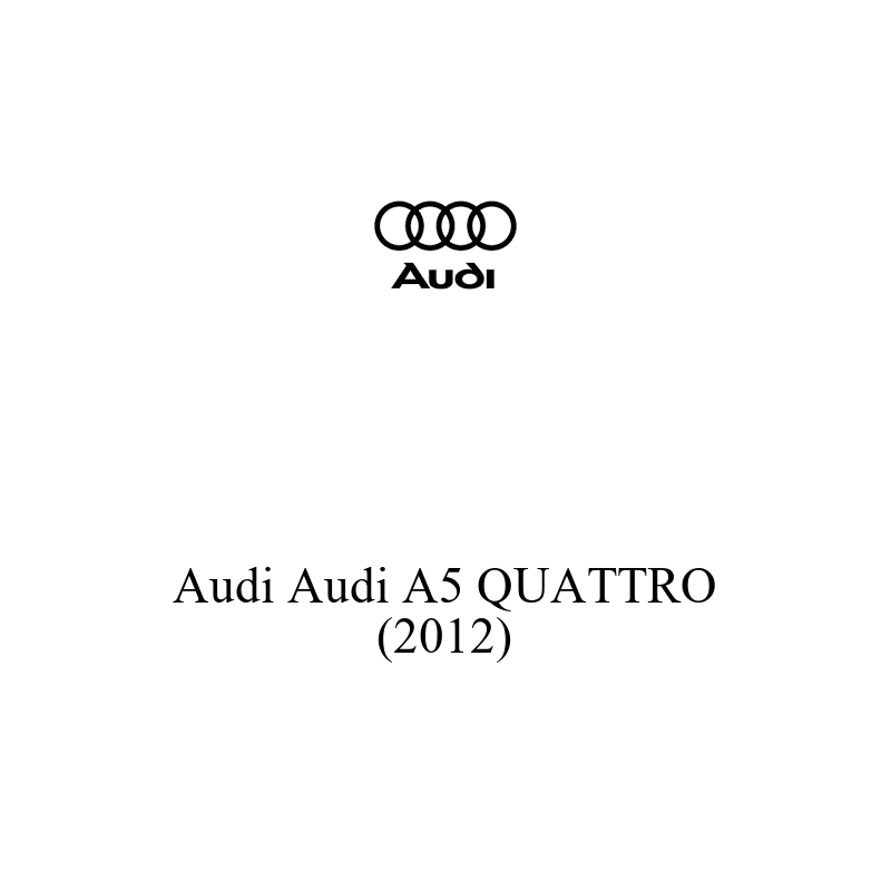 Binek Araç Aküsü | Audi A5 QUATTRO 2012 Model Uyumlu