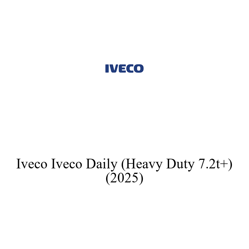 Ağır Ticari Aküsü | Iveco Daily (Heavy Duty 7.2t+) 2025 Model Uyumlu