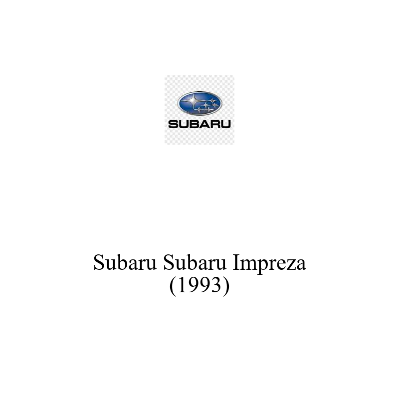 Binek Araç Aküsü | Subaru Impreza 1993 Model Uyumlu