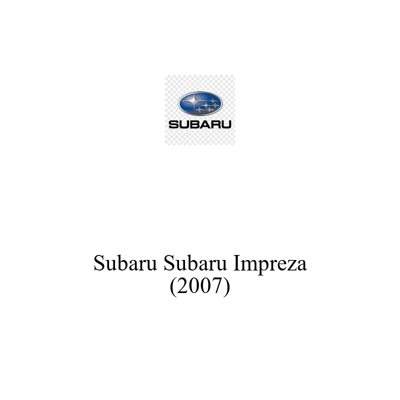 Binek Araç Aküsü | Subaru Impreza 2007 Model Uyumlu