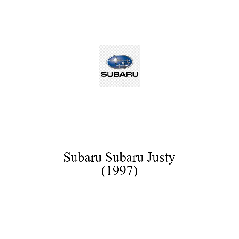 Binek Araç Aküsü | Subaru Justy 1997 Model Uyumlu