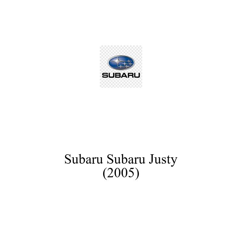 Binek Araç Aküsü | Subaru Justy 2005 Model Uyumlu