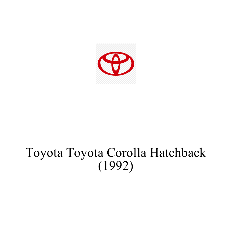 Binek Araç Aküsü | Toyota Corolla Hatchback 1992 Model Uyumlu