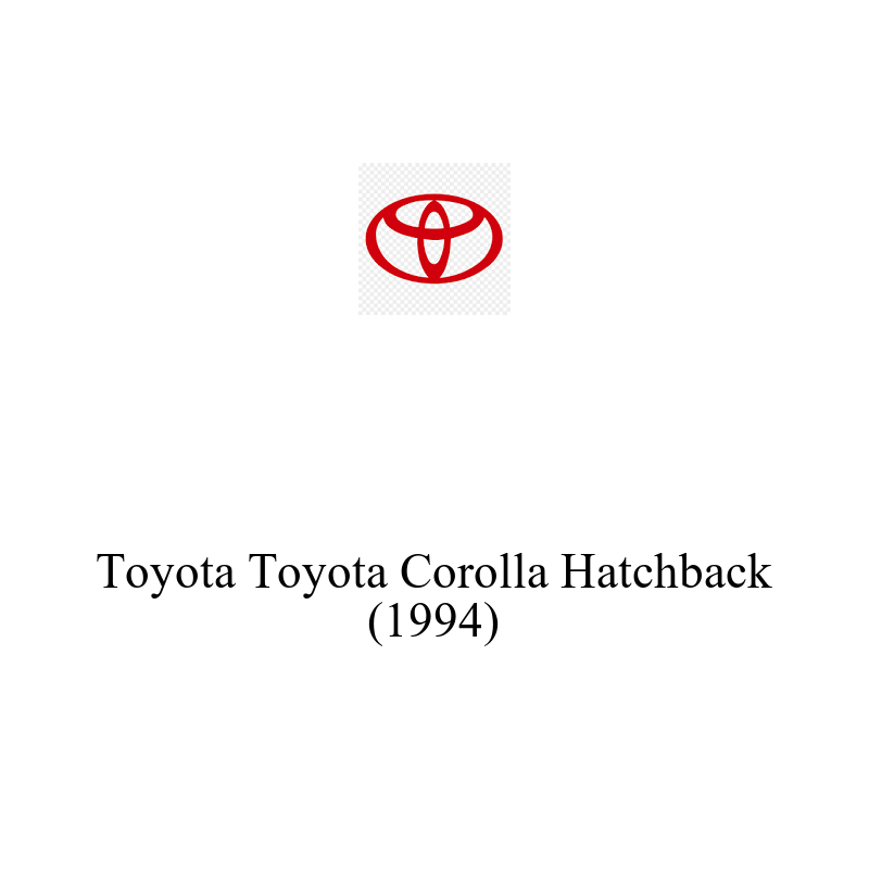 Binek Araç Aküsü | Toyota Corolla Hatchback 1994 Model Uyumlu