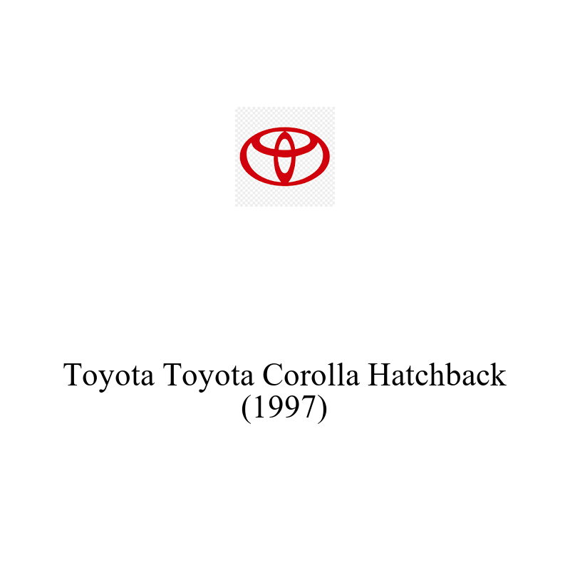 Binek Araç Aküsü | Toyota Corolla Hatchback 1997 Model Uyumlu
